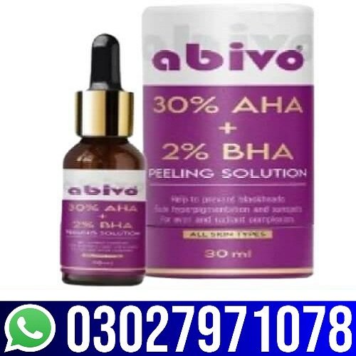 Abivo 30% AHA + 2% BHA Peeling Solution in Pakistan