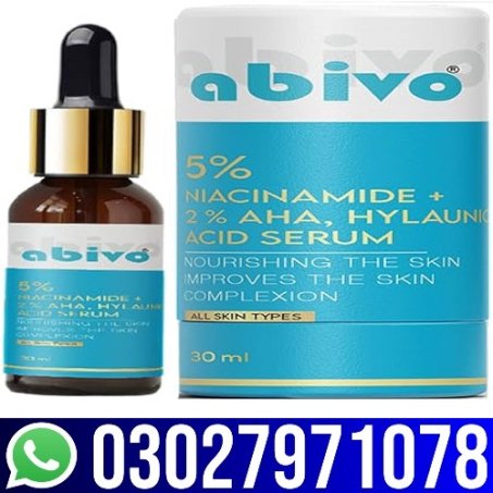 Abivo 5% Niacinamide + 2% Alpha Arbutin + 1% Hyaluronic Acid Face Serum in Pakistan